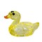 Crystal Expressions 1.75 In Duck Figurine Easter Figurine , Lightweight Spring Decor Spring Easter Duck